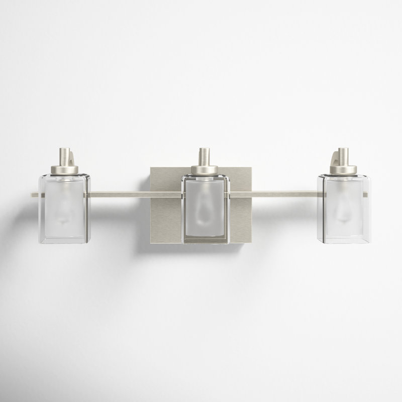 Amberley 3 - Light Dimmable Vanity Light, Brushed Nickel