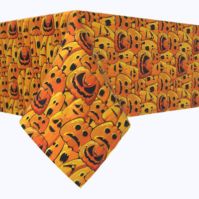 Hackensack Geometric Halloween Tablecloth