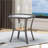 5 Piece Rattan Outdoor Sectional Conversation Sets With 2 Swivel Rocking Chairs,2 Ottomans And 1 Side Table