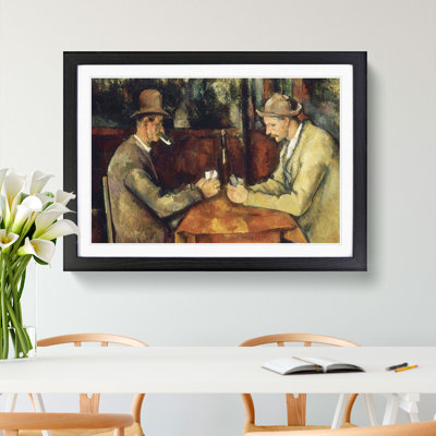 The Card Players Vol.3 by Paul Cezanne - Picture Frame Painting