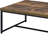 Oakgrove Rectangular Coffee Table in Weathered Oak and Black