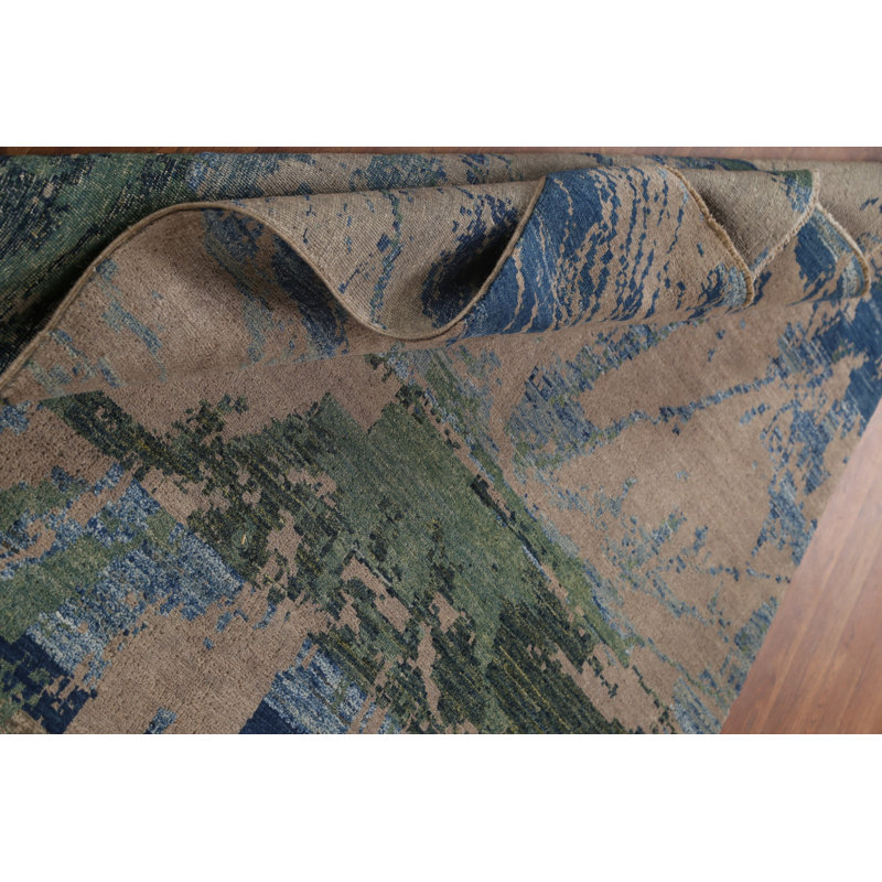 Tapis abstrait en laine Gabbeh Kashkoli