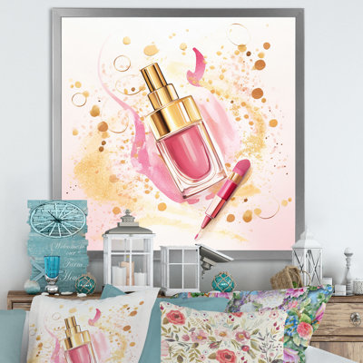 " Glam Make-Up Lipstick Illustration "