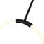 40'' Modern Geometric 2-Light LED Chandelier – Minimalist Linear and Ring Pendant Light for Dining Room, Foyer, or Kitchen – Integrated LED-599706549