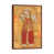 Classic Brown Wood Floater Framed