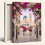 «Gallery Wrap», art mural sur toile pour le salon, la chambre à coucher, le bureau ou le vestibule - décoration murale décorative avec arche de fleur-128997112-128997114
