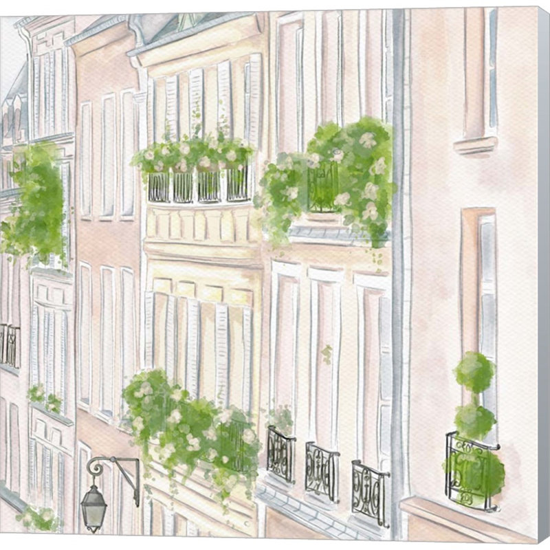 «View in Paris» par Leah Straatsma - peinture sur toile tendue