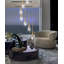 Luminaire suspendu de plafond en cristal 9 lumières 9 lumières