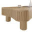 Table basse de 42 po avec plateau relevable et rangement à panneau cannelé-145409328