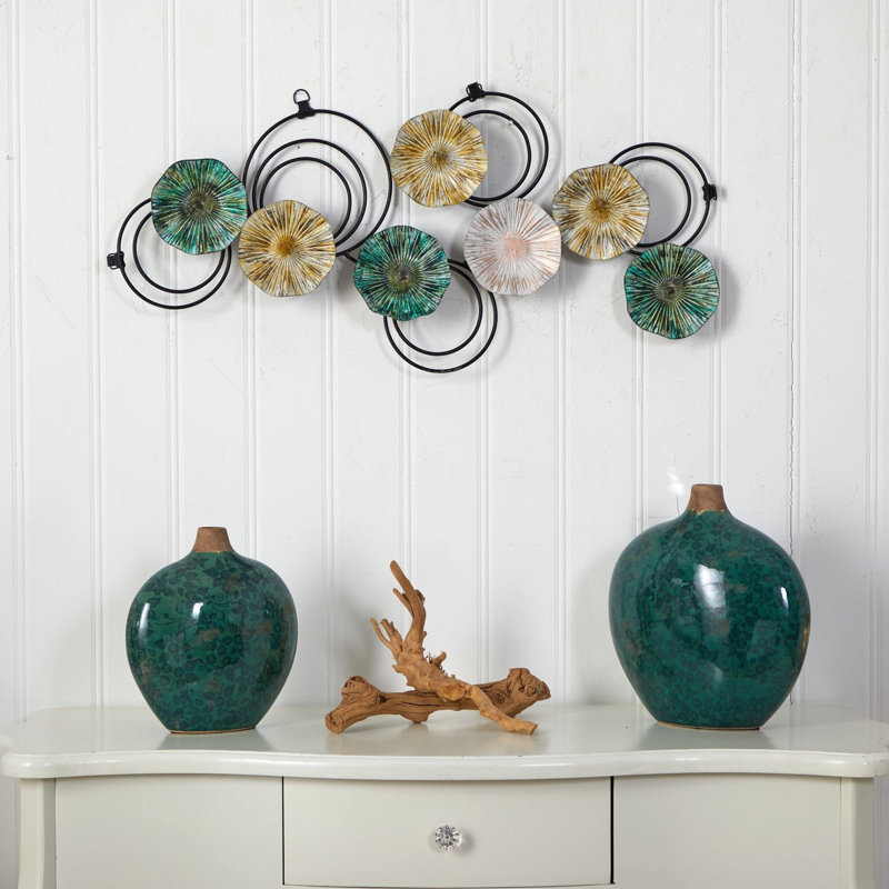 Scallop Design Metal Wall Art Decor
