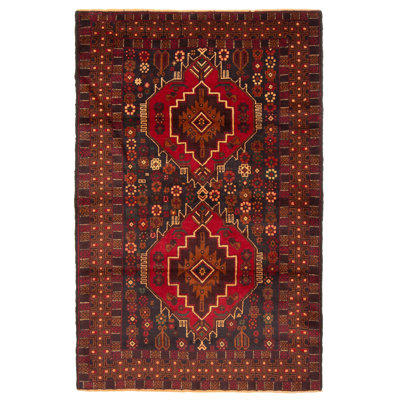 Tapis noir Reade 107 cm x 190 cm