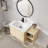 40" Wall Mounted Single Bathroom Vanity with Ceramic Top-630181581
