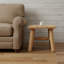 Table de bout en bois naturel rustique 18 po Gracie Mills