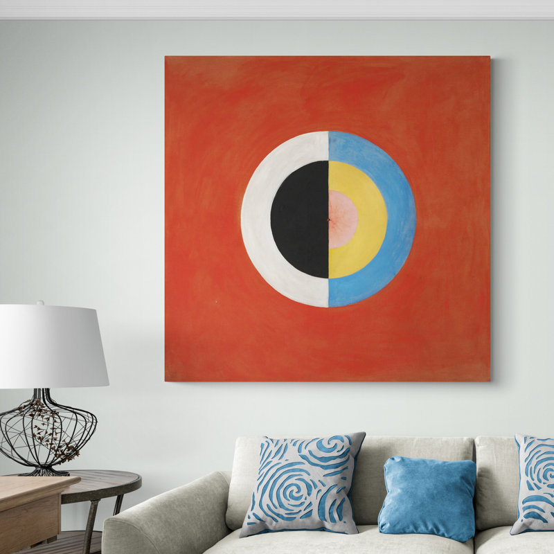 Attley The Swan (Svanen) by Hilma Af Klint - Wrapped Canvas Print, 61cm H x 61cm W x 4cm D