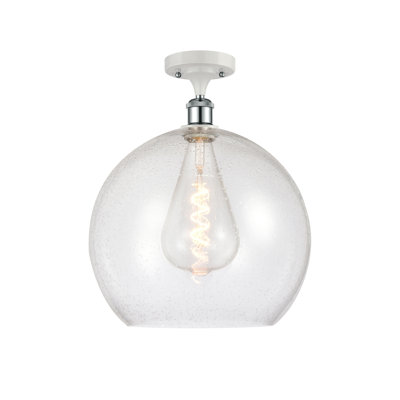 Plafonnier semi-encastré 1 lumière