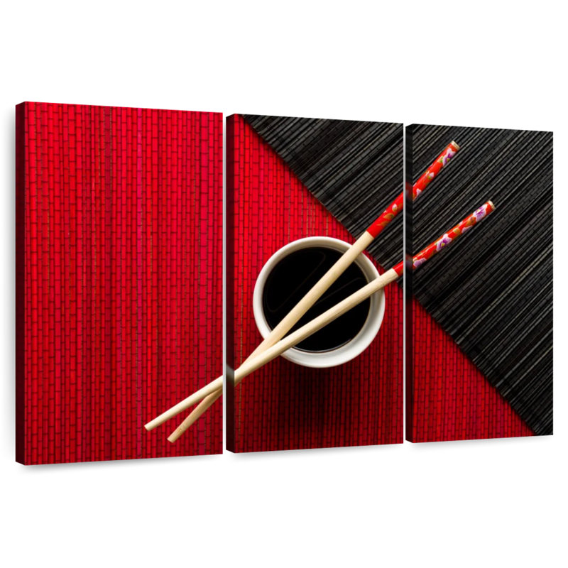 Yarlin Asian Tableware, 32" H x 50" W