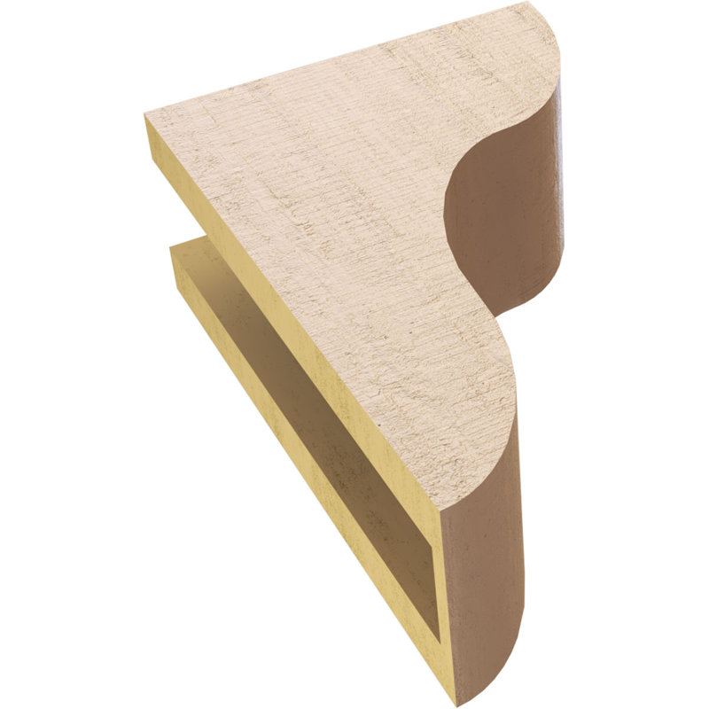 Bois de cèdre brut Carmel TimberThane Corbel, H 12 po x l 4 po x P 8 po