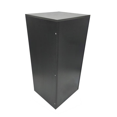 Prudenville Wood (MDF) Riser Six Sided 14.8 X 14.8 X 31.5" Bottom Side Has Slot Back Side has Door