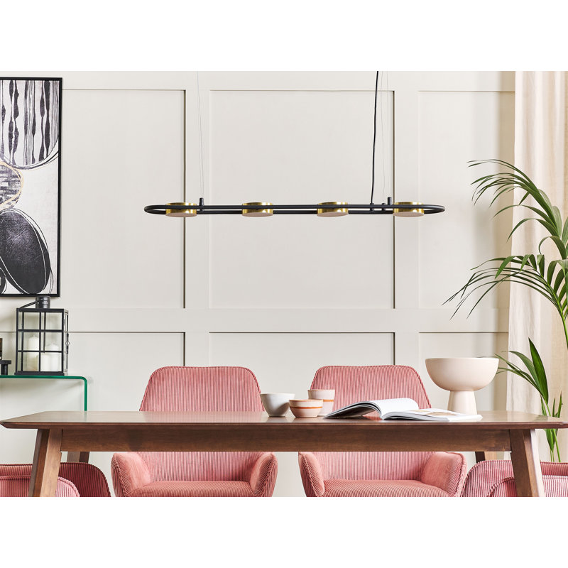 Machin 4 - Light Black LED Kitchen Island Pendant
