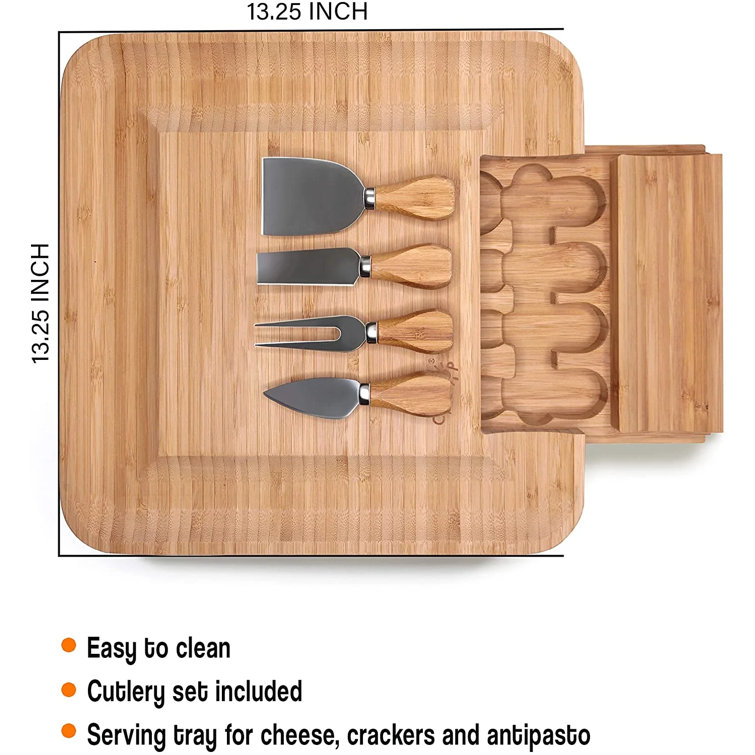 at Home Bamboo Assorted Set White Cutting Board (3 ct)