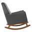 Chaise berçante en velours Sway Performance-619724119