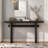 Elegant Console Table With Geometric Silhouette-406415299