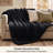 Hand-Knit Chenille Chunky Throw Blanket-136950930
