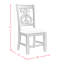 Chaise de salle à manger Anosha-146949522
