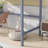 Twin High Loft Bed, Rubber Wood  Loft Bed With Safety Guardrail, Built-In Desk, Ladder-1098758267