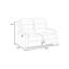 Causeuse 1Pc Motion Sincere Bone