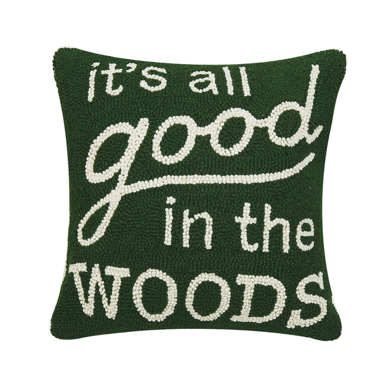  Explore Wool Throw Pillow