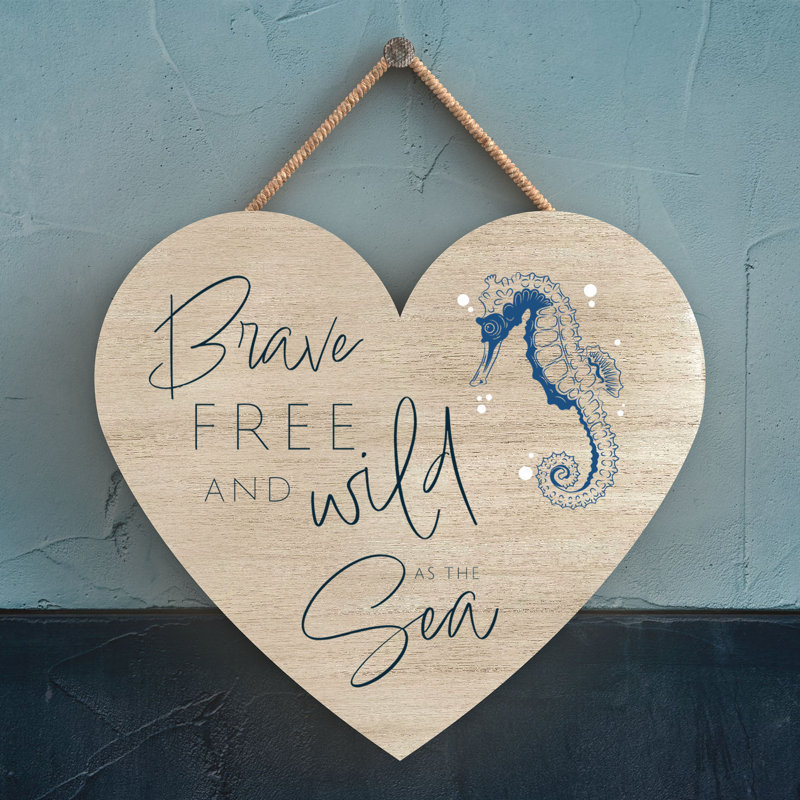 Coastal Nautical & Beach Wall Decor on Solid Wood