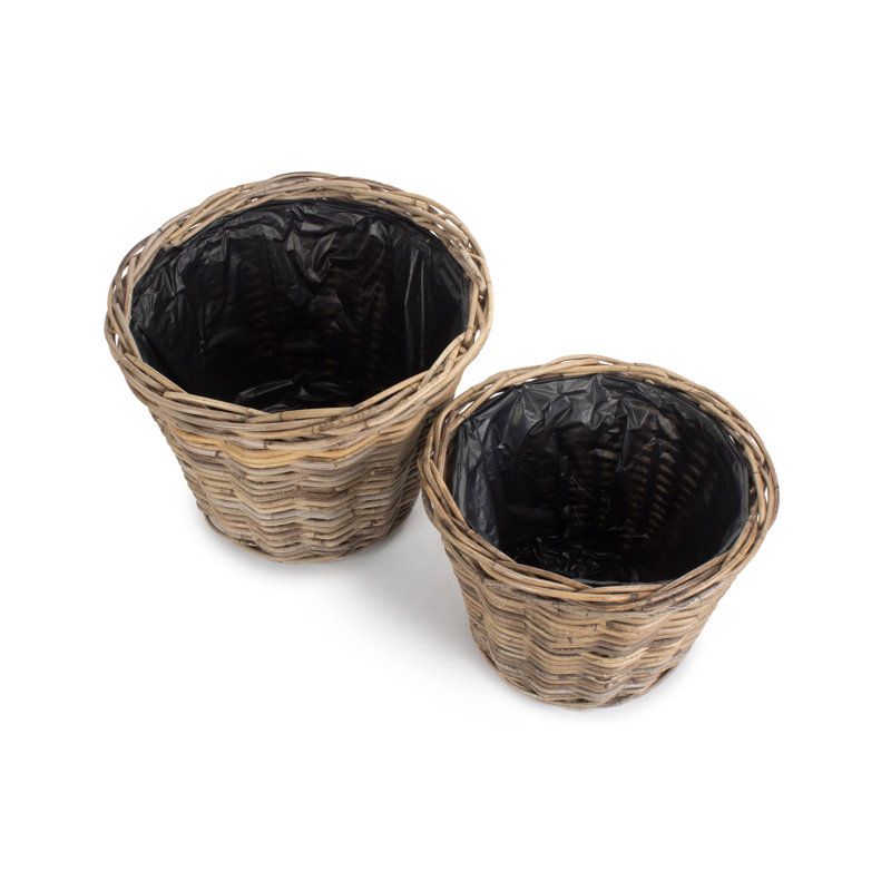 Rattan Planter Basket with Lining
