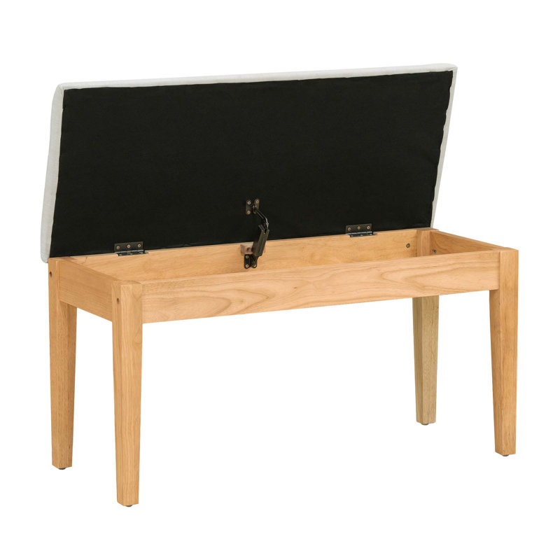 Ensemble de table de salle à manger 6 pièces avec table de rangement, ensemble de table de cuisine avec tiroir, banc de rangement et chaises rembourrées Farmhouse, naturel et beige Farmhouse