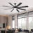  72" 8-blade Large Ceiling Fans Modern Farmhouse Indoor With Lights And Remote-195933940
