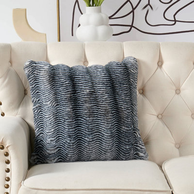Striped Square Cushion Cover
