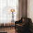 Kahani 66.14'' Farmhouse Boho Rattan Tray Table Floor Lamp with 1 Bulb Included