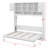 Queen Size Wall Murphy Bed Boasting Spacious Storage And Diamond Patterns