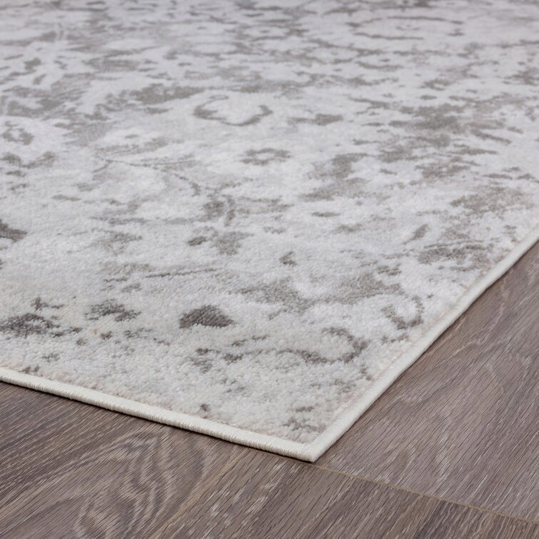 Augustin Oriental Gray/White Area Rug Kelly Clarkson Home Rug Size: Rectangle 5'3 x 7'3