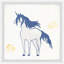 «George Hairy Unicorn Triptych», ensemble de 3 reproductions encadrées-233501520