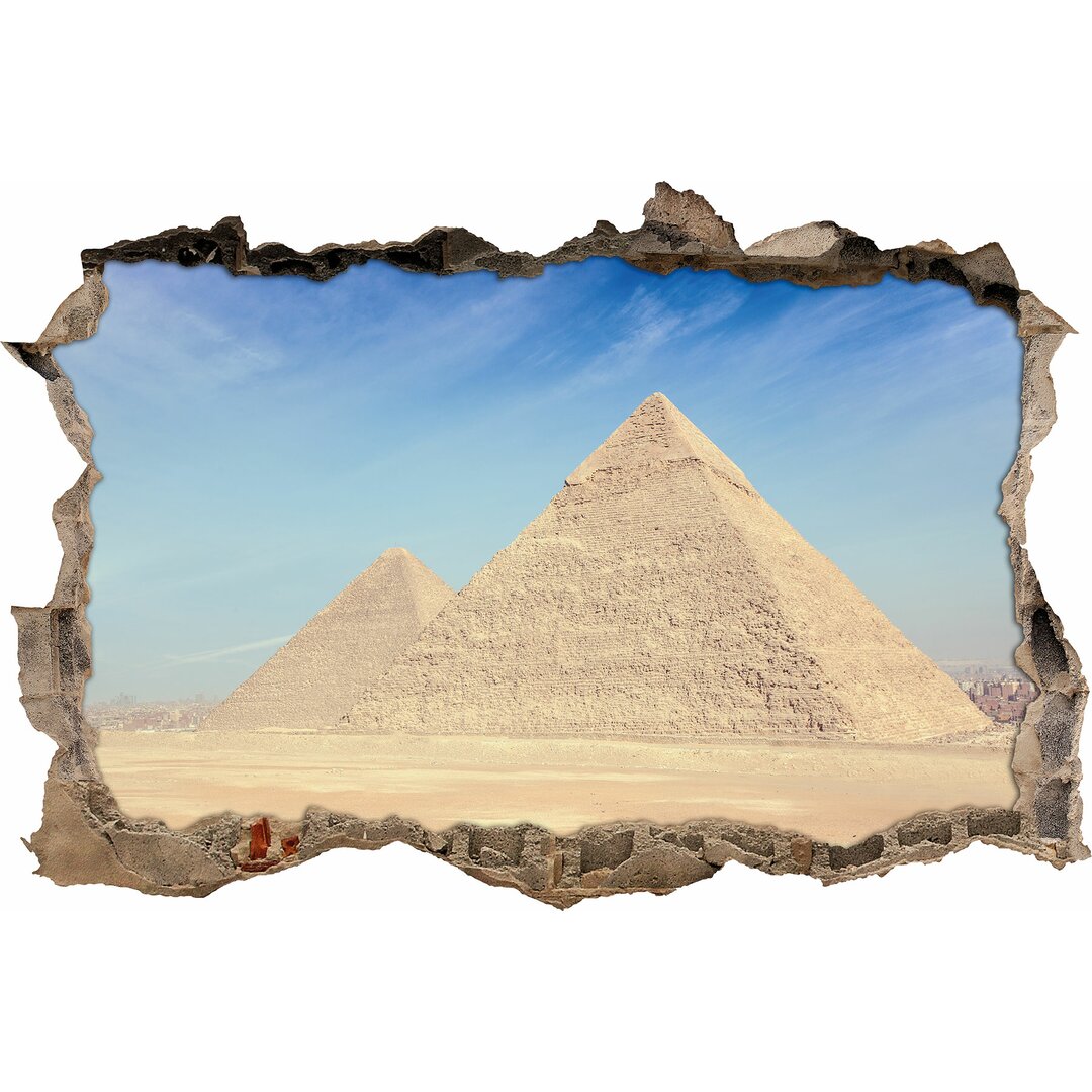 Weltwunder Pyramiden von Gizeh in Ägypten Wandaufkleber