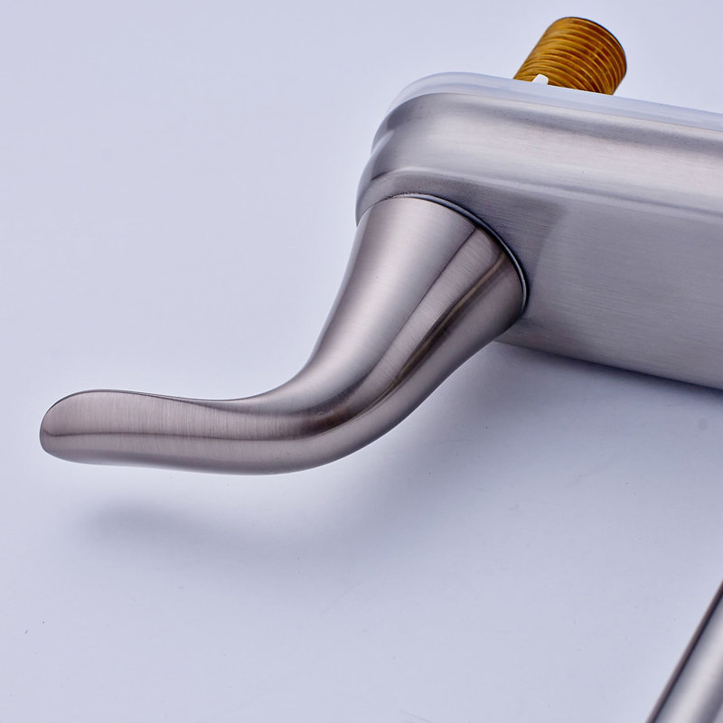 Centerset 2-handle Bathroom Faucet, Brushed Nickel