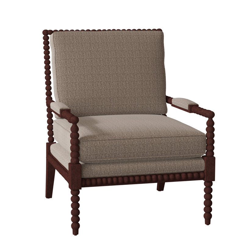 Fauteuil Paula Deen Home, Chenille performance taupe Beantown 41, Riverhouse