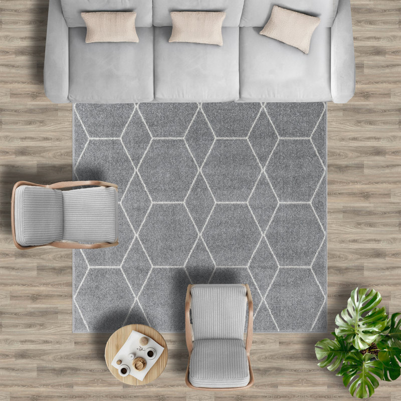 Tapis Arborville Makowski, Carré 3 pi 1 po