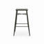 Cassiopea 13,5 Lb. Tabouret de bar en métal sans dossier Gun (ensemble de 2)-160292006