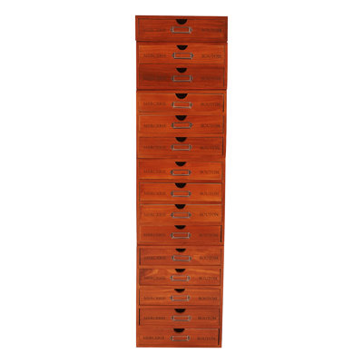 Blankumsee 15Pcs Drawers Wooden Desktop Organizer Set