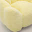 Fauteuil pour adulte jaune, style compression Lotus, en fausse fourrure hygiénique et anti-salissure, fond antidérapant, pour fauteuil de détente multi-scène de forme ergonomique, anneau de traction mobile, base,-130844329