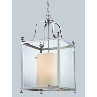 Lustree carrée 6 lumières lanterne Cullum