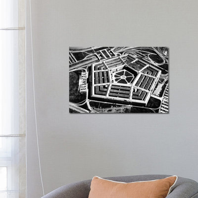 The Pentagon 1 Piece Wrapped Canvas Wall Art