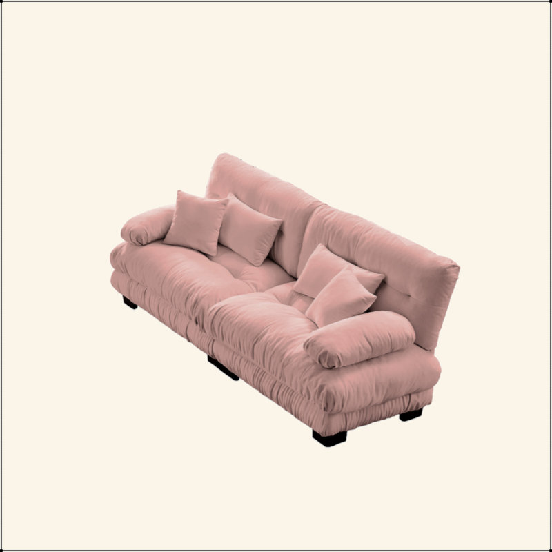 Canapé 2 places Cloud Couch, Rose